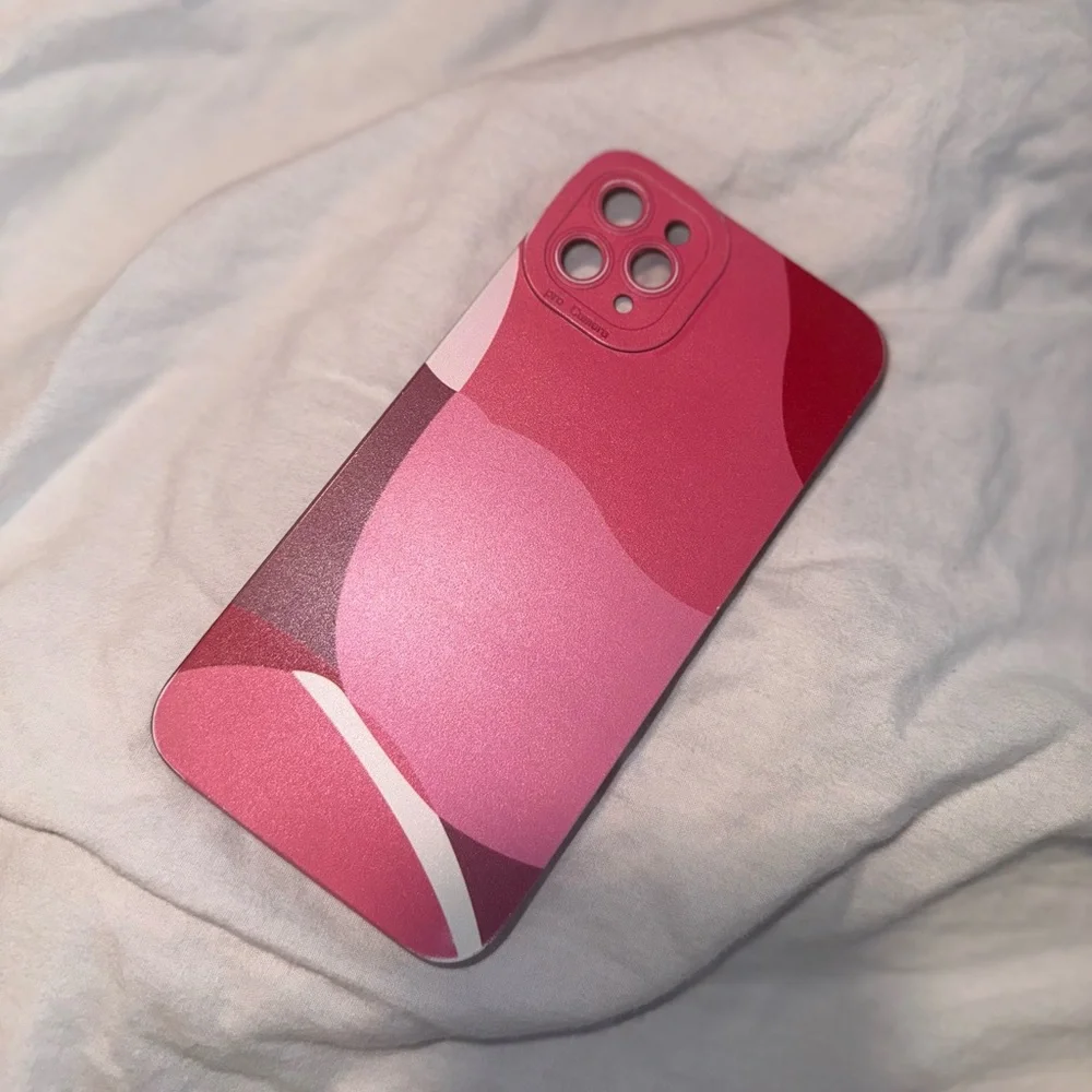 Pink and Red Phone Case (iPhone 11 pro max)